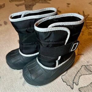 Cat & Jack Black Snow Boots for Kids